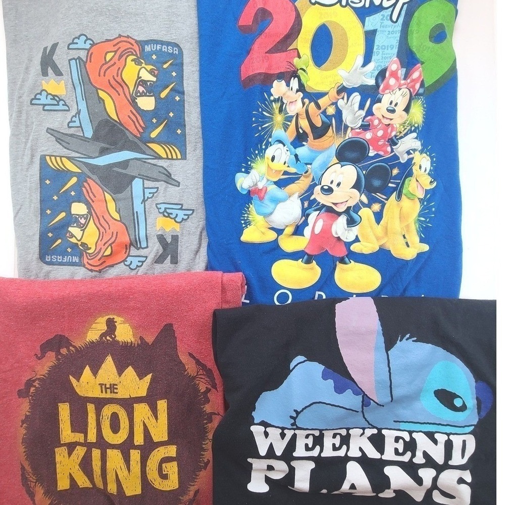 Disney The Lion King Mufasa Weekend Plans Graphic Print T-Shirt XL Men Lots Of 4